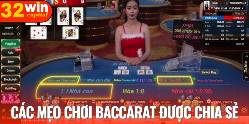 Tổng hợp các mẹo chơi baccarat uy tín
